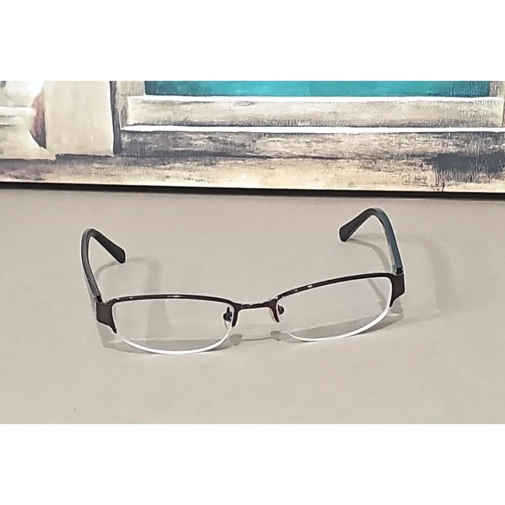 Kate Spade‎ Mazie 0RC9 Eyeglasses Rectangular Brown Half Rim Frame 50-17-130